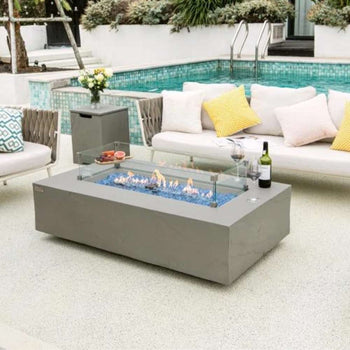 Elementi Fire Meteora Gas Fire Pit Table